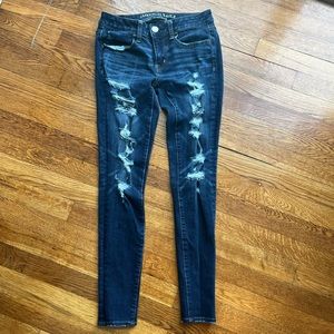 American Eagle | Distressed Jeggings, Skinny Jeans